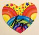 Vintage Autographed Sticker Signed By Lisa Frank One Of A Kind 1984 Heart 3