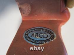 Vintage Alexander Backer Chalkware 2 shelf Sitter figurines Arabian line 1960's