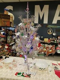 Vintage Aluminum Christmas Tree (one Of A Kind)