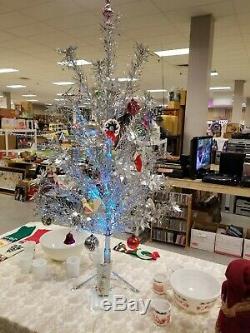 Vintage Aluminum Christmas Tree (one Of A Kind)