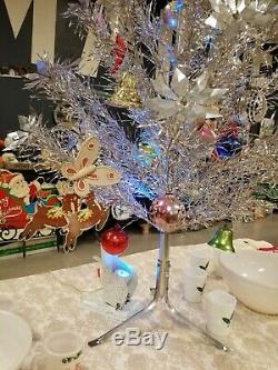 Vintage Aluminum Christmas Tree (one Of A Kind)