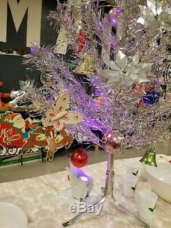 Vintage Aluminum Christmas Tree (one Of A Kind)