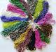 Vintage Antique Glass Seed Beads Multi Colors 20 Mini Hanks One Of A Kind Lot