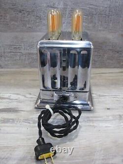 Vintage Art Deco Toastmaster Toaster Conversion Lamp One Of A Kind Steampunk