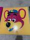 Vintage Chuck E Cheese Acrylic Poster Super One Of A Kind Andy Warhol Yellow