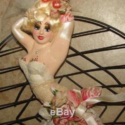 Vintage DIVA MERMAID Wall Plaque UNIQUE One of a Kind