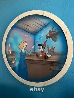 Vintage Disneyland Mural-Pinocchio & Blue Fairy-One of a kind. From Disneyland