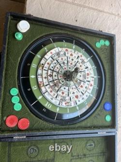 Vintage Folk Art Gambling Roulette Wheel Game -One Of a Kind