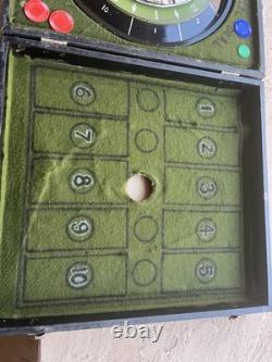 Vintage Folk Art Gambling Roulette Wheel Game -One Of a Kind