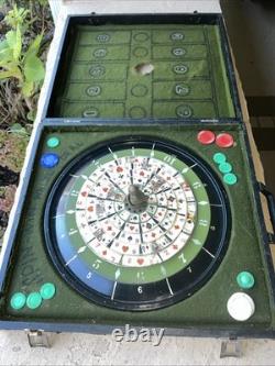 Vintage Folk Art Gambling Roulette Wheel Game -One Of a Kind