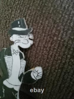 Vintage Folk Art, one-of-a-kind, hand-made wooden personality figures