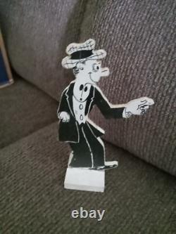 Vintage Folk Art, one-of-a-kind, hand-made wooden personality figures