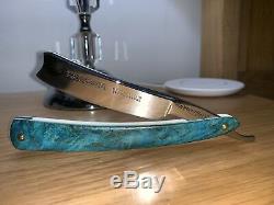Vintage Greaves and Sons Straight Razor Rare With One Of A Kind Hand Made Scales
