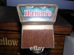 Vintage Hamm's Smooth & Mellow Beer Oak Wooden Jockey Box One of a Kind