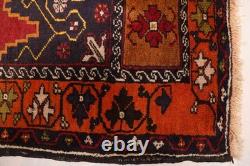 Vintage Hand-Knotted Area Rug 3'4 x 6'3 Traditional Oriental Wool Carpet