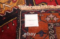 Vintage Hand-Knotted Area Rug 3'4 x 6'3 Traditional Oriental Wool Carpet