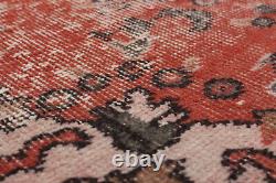 Vintage Hand-Knotted Area Rug 5'10 x 9'4 Traditional Wool Carpet