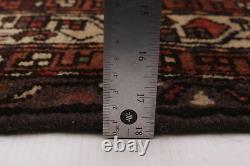 Vintage Hand-Knotted Area Rug 5'1 x 6'9 Traditional Wool Carpet