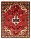 Vintage Hand-knotted Area Rug 5'2 X 6'7 Traditional Wool Carpet