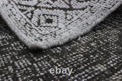 Vintage Hand-Knotted Area Rug 5'3 x 7'9 Traditional Wool Carpet
