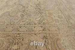 Vintage Hand-Knotted Turkish Carpet 6'3 x 9'7 Traditional Wool Rug