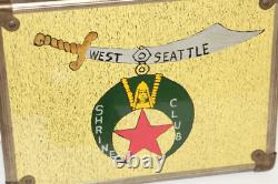 Vintage Hand Painted One of a Kind West Seattle Shrine Club Shriner Case Box