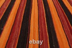 Vintage Hand Woven Area Rug 6'2 x 10'11 Traditional Wool Oriental Carpet