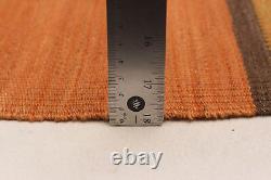 Vintage Hand Woven Carpet 10'1 x 9'10 Traditional Wool Kilim Rug