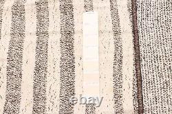 Vintage Hand Woven Carpet 3'11 x 6'6 Traditional Wool Kilim Rug