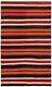 Vintage Hand Woven Carpet 4'8 X 8'0 Traditional Wool Kilim Rug
