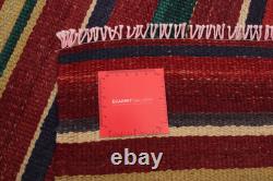Vintage Hand Woven Carpet 4'8 x 9'2 Traditional Wool Kilim Rug
