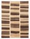 Vintage Hand Woven Carpet 4'9 X 6'7 Traditional Wool Kilim Rug