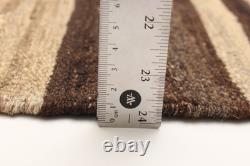 Vintage Hand Woven Carpet 4'9 x 6'7 Traditional Wool Kilim Rug