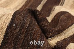 Vintage Hand Woven Carpet 4'9 x 6'7 Traditional Wool Kilim Rug