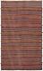 Vintage Hand Woven Carpet 4'9 X 8'4 Traditional Wool Kilim Rug