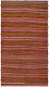 Vintage Hand Woven Carpet 5'1 X 9'3 Traditional Wool Kilim Rug