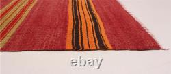 Vintage Hand Woven Carpet 5'3 x 8'0 Traditional Wool Kilim Rug