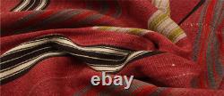 Vintage Hand Woven Carpet 5'3 x 8'0 Traditional Wool Kilim Rug