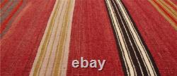 Vintage Hand Woven Carpet 5'3 x 8'0 Traditional Wool Kilim Rug