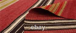 Vintage Hand Woven Carpet 5'3 x 8'0 Traditional Wool Kilim Rug