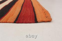 Vintage Hand Woven Carpet 5'4 x 11'0 Traditional Wool Kilim Rug