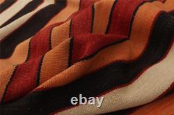 Vintage Hand Woven Carpet 5'4 x 11'0 Traditional Wool Kilim Rug