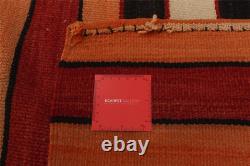 Vintage Hand Woven Carpet 5'4 x 11'0 Traditional Wool Kilim Rug