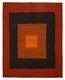 Vintage Hand Woven Carpet 6'4 X 8'0 Traditional Wool Kilim Rug