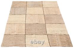 Vintage Hand Woven Kilim Rug 5'3 x 7'8 Traditional Wool Carpet