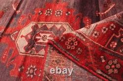 Vintage Hand-knotted Runner Rug 3'4 x 9'3 Traditional Oriental Wool Carpet