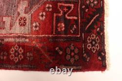 Vintage Hand-knotted Runner Rug 3'4 x 9'3 Traditional Oriental Wool Carpet