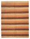 Vintage Kilim Rug 4'10 X 6'4 Traditional Wool Hand Woven Carpet
