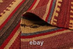 Vintage Kilim Rug 4'11 x 8'8 Traditional Wool Hand Woven Carpet