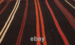 Vintage Kilim Rug 4'3 x 8'2 Traditional Wool Hand Woven Carpet